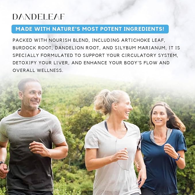 Absonutrix DandeLeaf, 390 mg, 4 FL OZ Liquid, 302 Servings, Made in USA, Potent Plant-Based Ingredients, Artichoke Leaf, Dandelion Root Extract, Gluten-Free, Non-GMO, GMP Certified