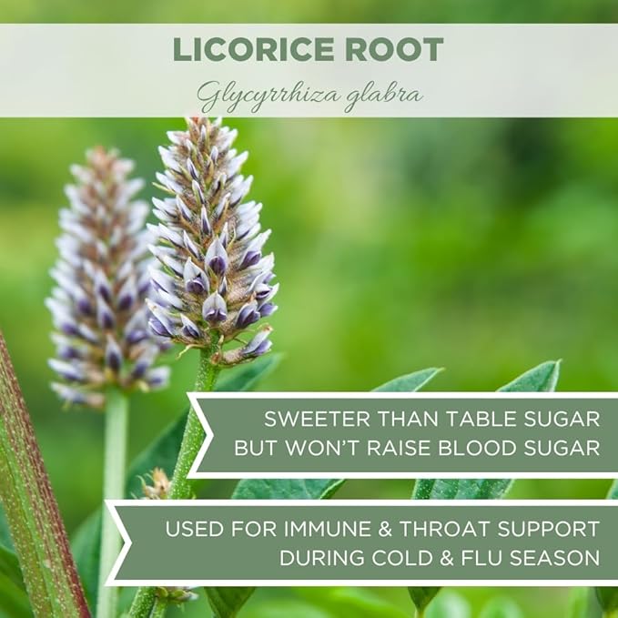 Organic Licorice Root 1 lb. (16 oz.), USDA Certified Organic Licorice Root Tea, Licourice Bulk Chopped, Liquorice, Raiz de Regaliz Licrice, Glycyrrhiza glabra, Cut & Sifted
