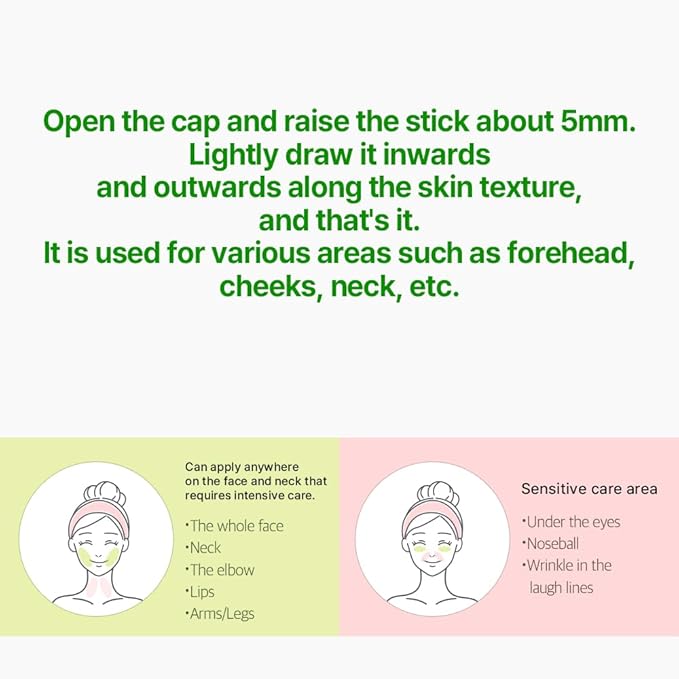 Ariul Green Vitamin C Multi Balm Soothing Stick – 15 Multi-Vitamins & 80% Water Essence for Hydration & Skin Barrier Care, pH-Balanced Vegan Formula, Korean Skin Care, 24g / 0.85 oz