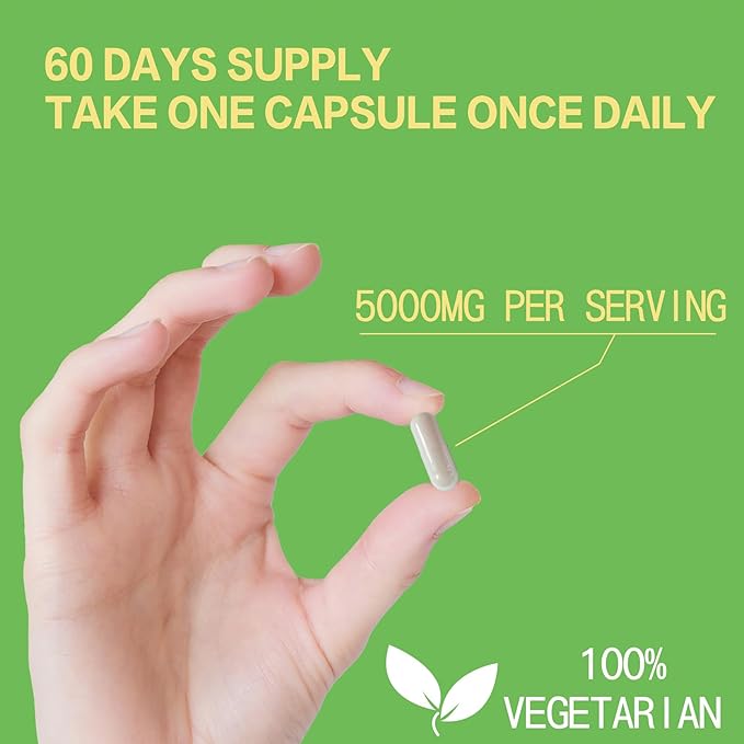 Lovita Odorless Garlic Extract, 50mg 100:1 Concentrate, High Potency, 1.25% Allicin, Gluten-Free, Supports Immune & Cardiovascular Health, 60 Vegan Capsules (Pack of 5)
