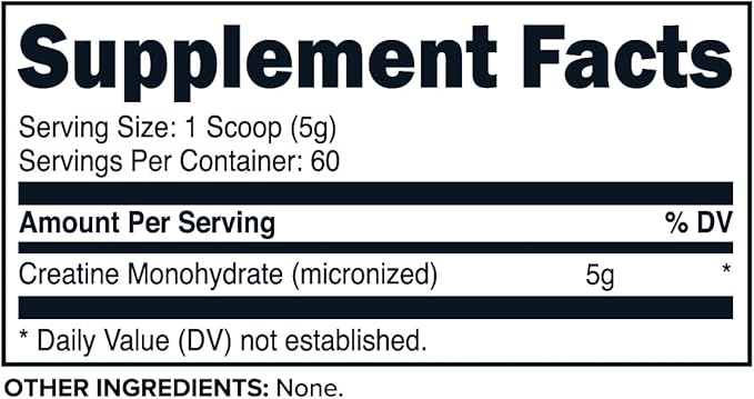Primaforce Creatine Monohydrate Powder, 300 Grams - Micronized, Gluten Free, Non-GMO
