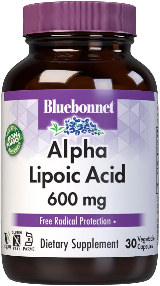 BLUEBONNET NUTRITION ALPHA LIPOIC ACID 600 mg