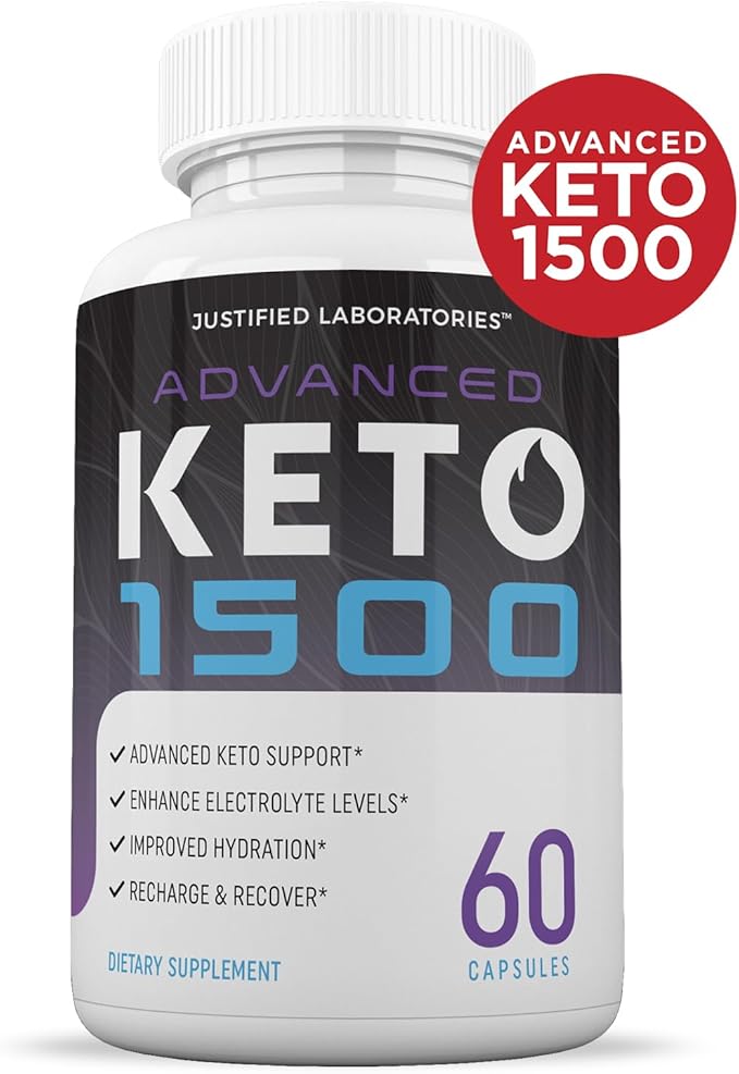 (10 Pack) Advanced Keto 1500 Keto Pills 1275MG New & Improved Formula Contains Apple Cider Vinegar Extra Virgin Olive Oil Powder Green Tea Leaf 600 Capsules