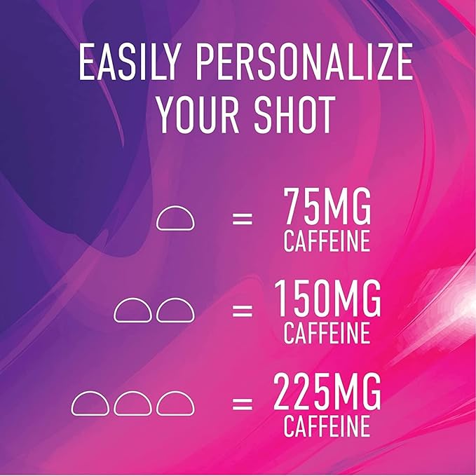 Energy Gummies, 2475mg of Plant-Based Caffeine Chews per Bottle, Long Lasting Energy Boosters, Elderberry (33ct)