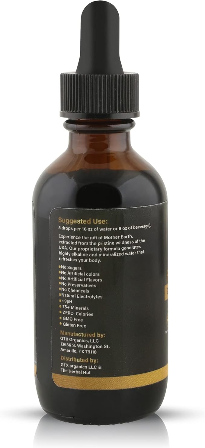 Trace Mineral Drops (200 Servings)(Flavorless) – 74 Trace Minerals from Pure Humic & Pure Fulvic Acid – Concentrated, Plant-Based, Trace Minerals Supplement with Electrolytes & Alkaline pH