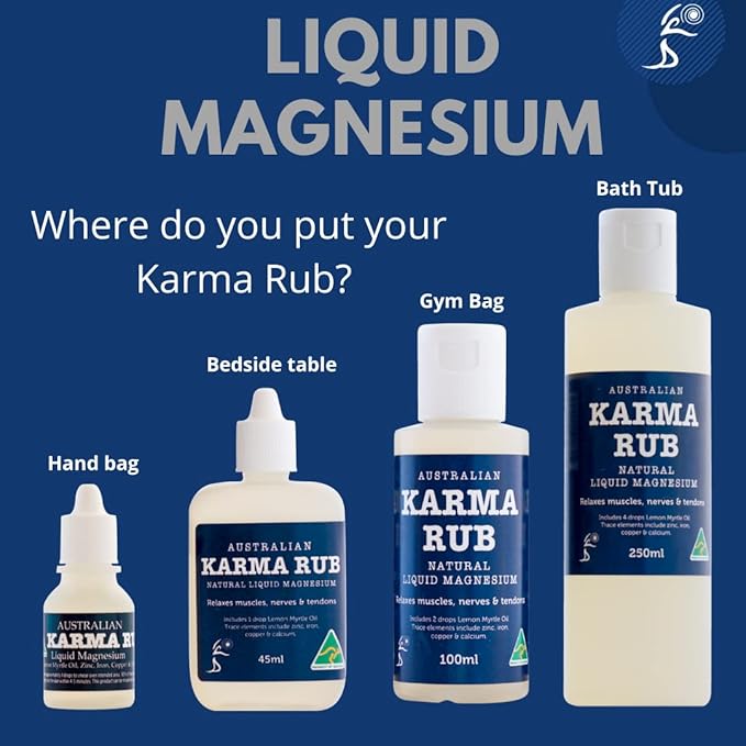 Australian Karma Rub Natural Liquid Magnesium 100 ML