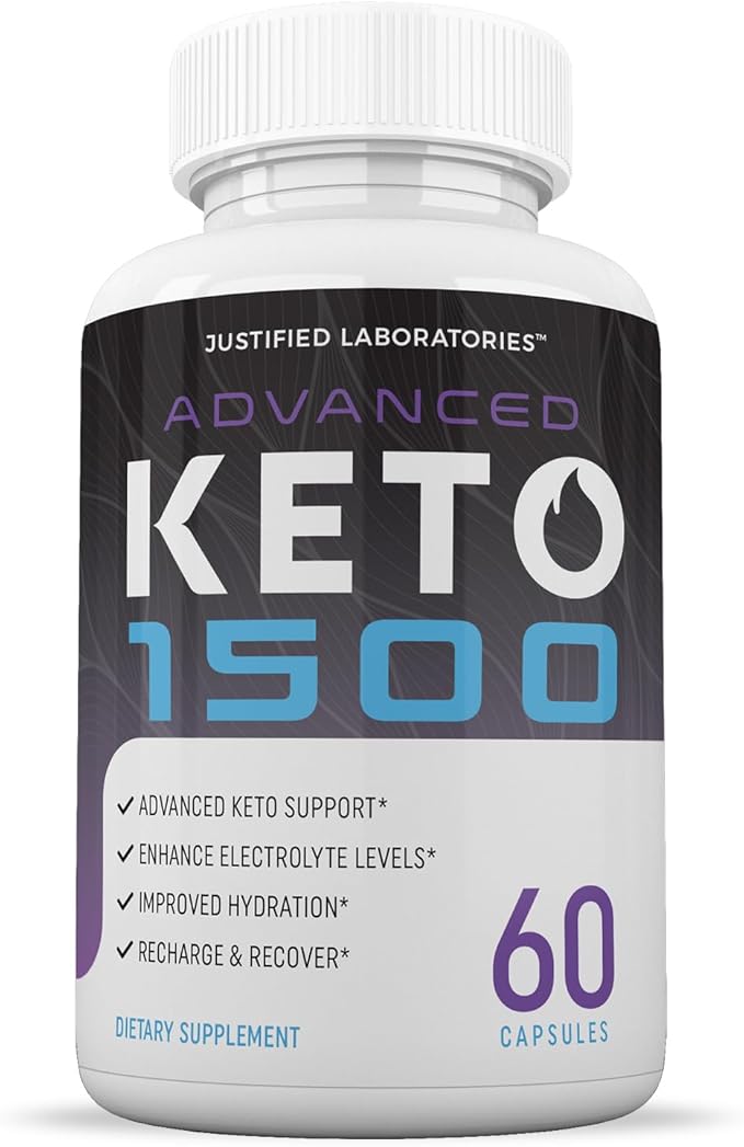 (10 Pack) Advanced Keto 1500 Keto Pills 1275MG New & Improved Formula Contains Apple Cider Vinegar Extra Virgin Olive Oil Powder Green Tea Leaf 600 Capsules