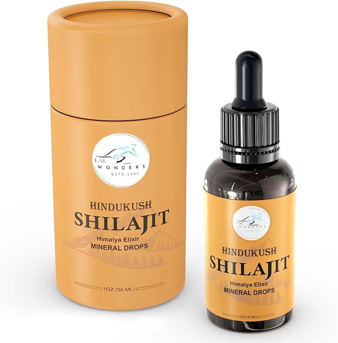 Shilajit Mineral Drops | Shilajit Supplement for Men Women with Trace Minerals | Immune Support,, Energy Boost & Wellness Drops|