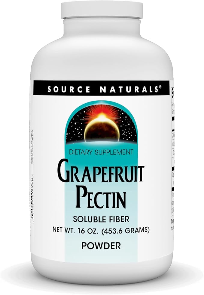 Source Naturals Grapefruit Pectin, Soluble Fiber - Dietary Supplement - 16 oz Powder