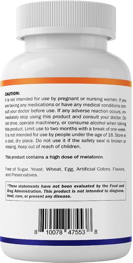 Vitamatic Melatonin 10mg with Ashwagandha 4:1 Extract 250 mg 120 Tablets