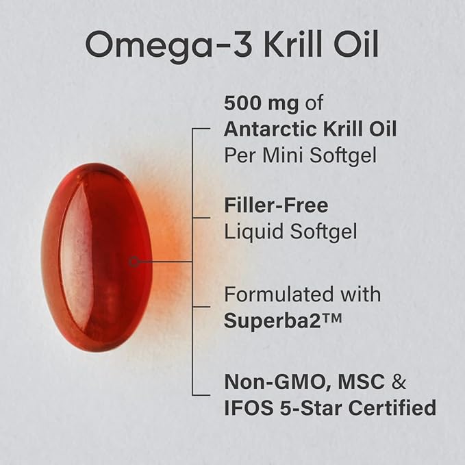 Sports Research Triple Strength Omega 3 Fish Oil, Antarctic Krill Oil + Phospholipids, Choline & Astaxanthin Mini-Softgels, Keto Plus ACV 500mg of Apple Cider Vinegar & 1500mg goBHB Exogenous Ketones