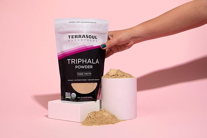 Terrasoul Superfoods Organic Triphala Powder -1 Pound