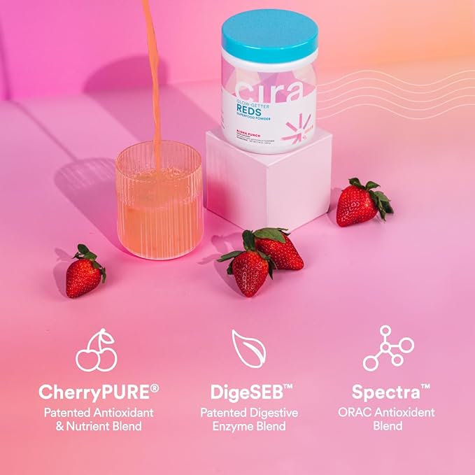 Cira Nutrition Mango Greens & Aloha Punch Reds Superfood Powder Bundle