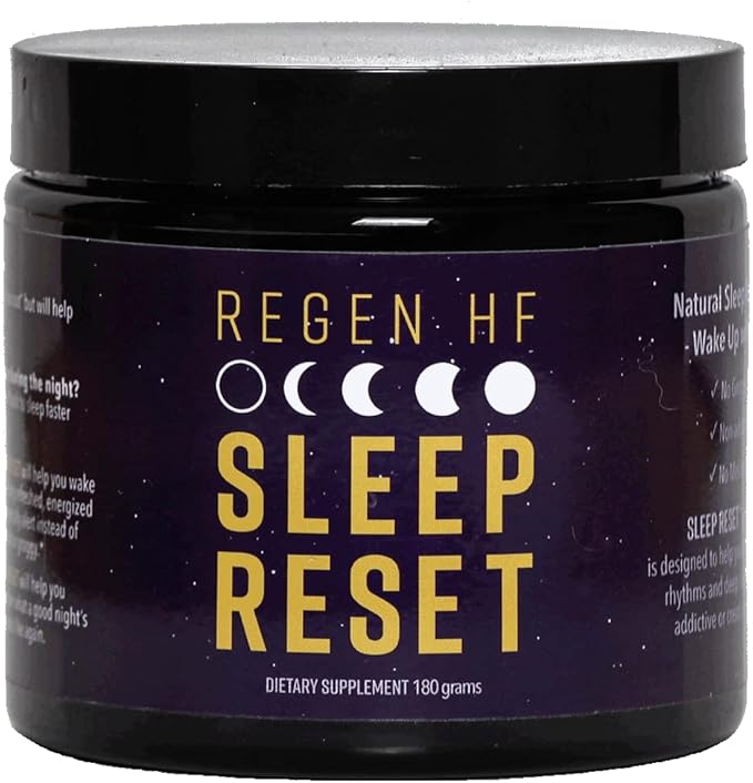 Regen HF Sleep Reset | Natural Sleep Aid Supplement | No Melatonin | Made in The USA
