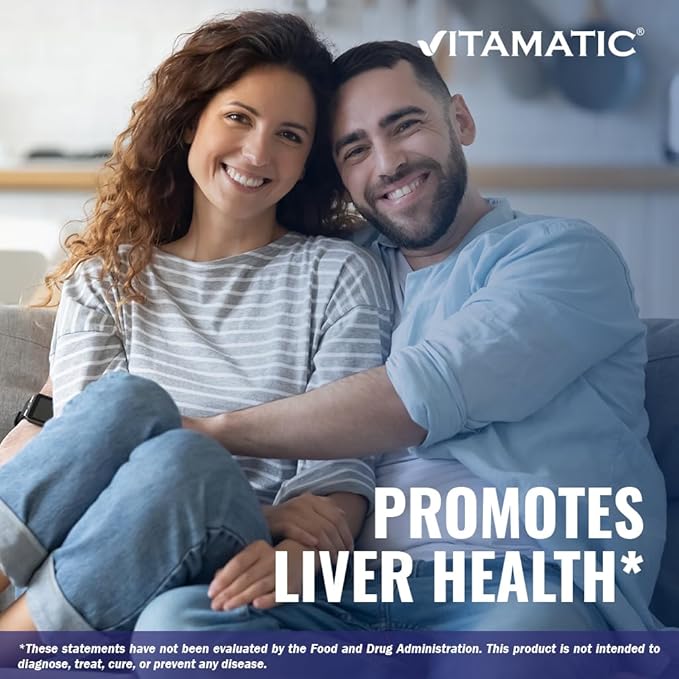 Vitamatic Milk Thistle 50:1 Extract 500mg, Dandelion Root 50:1 Extract 100mg, 180 Vegetarian Capsules, Non-GMO, Gluten Free