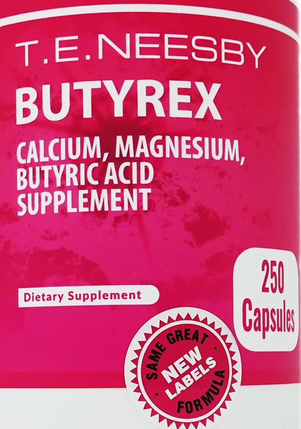 Butyrex Calcium/Magnesium Butyrate Complex: 250 Capsules