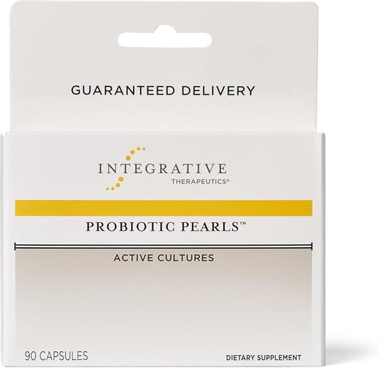 Integrative Therapeutics Probiotic Pearls - Digestive Health & Gut Health Supplement* - Lactobacillus Acidophilus & Bifidobacterium - Daily Digestive Supplement for Men & Women* - 90 Capsules