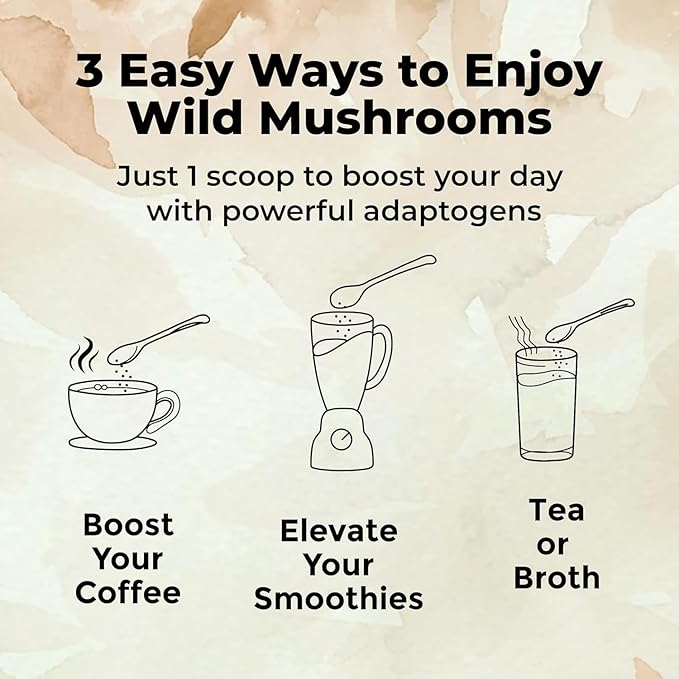 Wild Foods Lions Mane Powder Mushrooms Extract 10:1 | Organic Mushroom Powder | Adaptogenic Nootropic Herb for Brain Health, Memory and Focus (4 Ounce (Pack of 2))