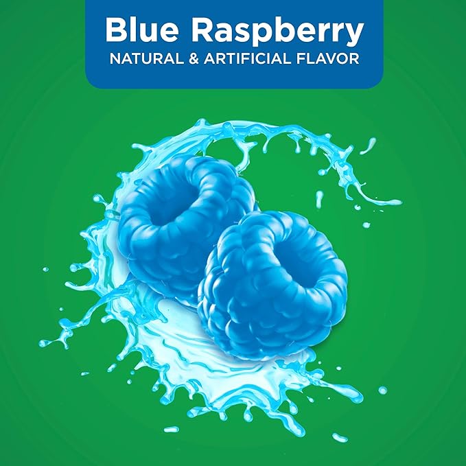 Amazon Basic Care Electrolyte Solution Advantage Care with PreVital Prebiotics, Blue Raspberry, Designed to Help Prevent Dehydration, Replaces Electrolytes, Fluid and Zinc, 33.8 fl oz (Pack of 2)