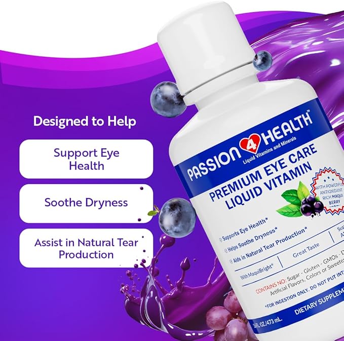 Premium Eye Care Liquid Vitamins Bundle