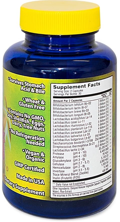 Probiotic 60 Capsules 51 Billion