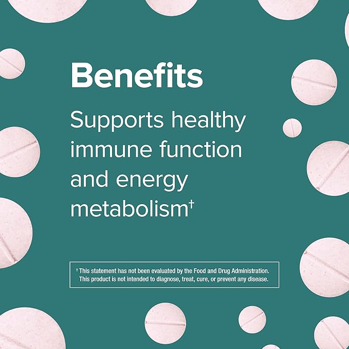 Webber Naturals Vitamin B12 1000 mcg, 150 Count, Fast Dissolve Tablets, Vitamin Supplement Support for Energy Metabolism, Immune and Heart Health, Vegetarian Formula, 150 Day Supply