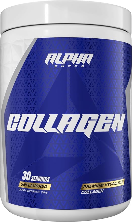 Premium Hydrolyzed Collagen Protein Powder - Collagen Peptides Supplement for Men & Women with Digestive Enzymes - 30 Servings (Unflavored)