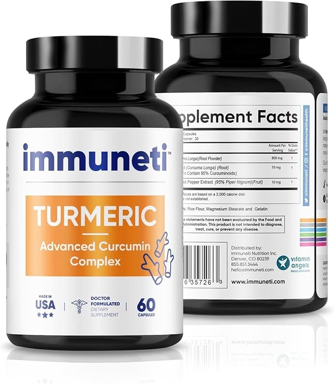 Turmeric Advanced Curcumin Complex 60 Capsules