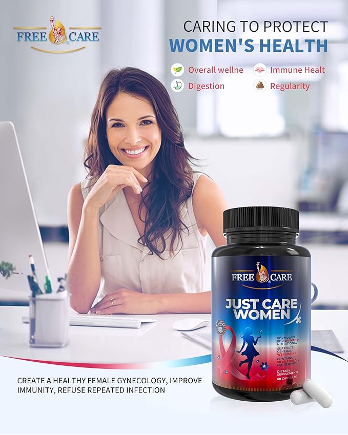 Probiotics for Women 50 Billion CFU 8 Strains, for Women’s Daily Digestive & Feminine Health, with Cranberry Extract, Acidophilus, Organic Prebiotics & Selenium, Gluten & Dairy Free, 60Capsules