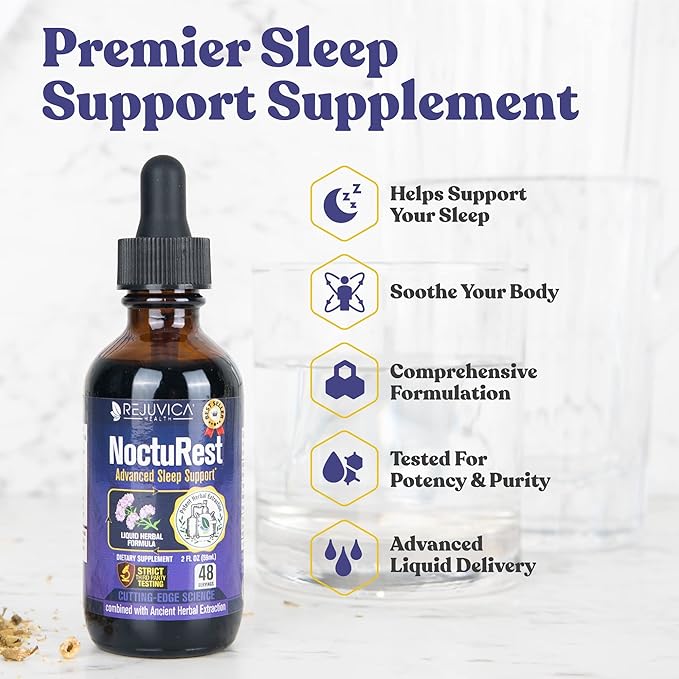 + VitaLiver - Support Sleep + Liver Health - Liquid Delivery for Better Absorption - Chamomile, Milk Thistle, Melatonin, Artichoke, Hops, Dandelion & More!