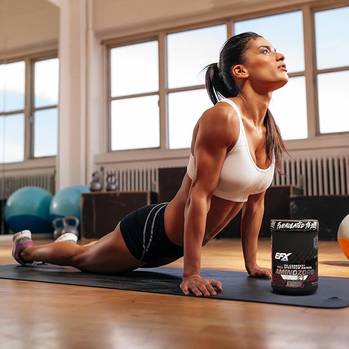 EFX Sports Aminozorb Elite 21 | PH-Correct, Full Spectrum Aminos + Glutamine | Essential & Non Essential Aminos | Zero Sugars | 30 Servings (Watermelon)