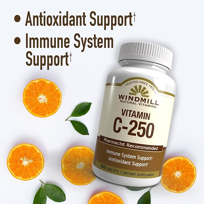 VIT C TABS 250 MG WMILL 100