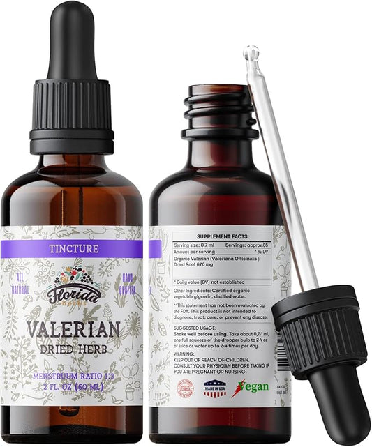 Valerian Tincture, Valeriana Extract, Valeriana Drops (Valeriana Officinalis) Dried Root