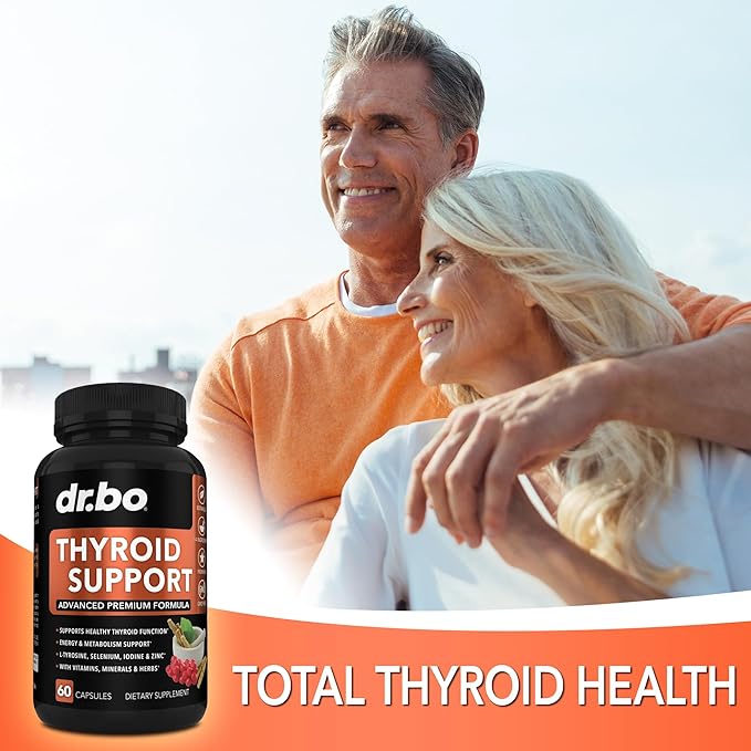 Thyroid Support & Hormone Balance for Women & PMS - Metabolism & Mood Thyroid Supplement Complex & Women's Wellness Organic Hormonal Balance Supplements Liquid Drops & Menstrual Cramp Period Support