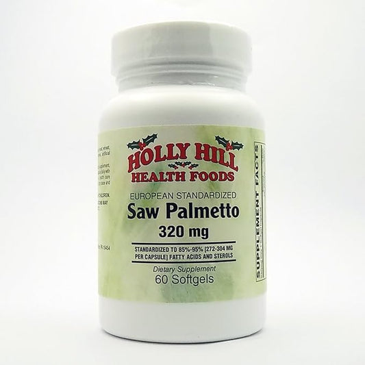 European Standardized Saw Palmetto 320 MG, 60 Softgels
