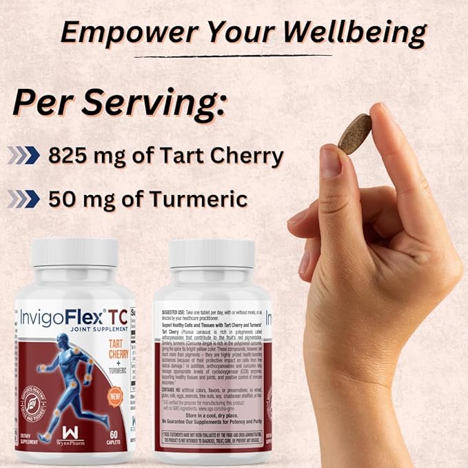 INVIGOFLEX TC - Tart Cherry and Tumeric (60 caplets)