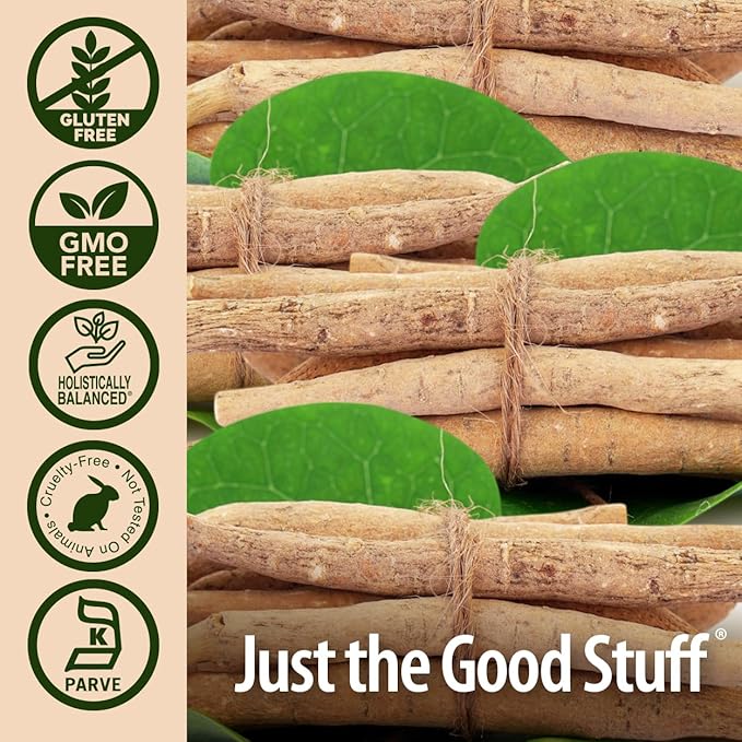 Nature's Answer Ashwagandha Root | Herbal Supplement Maintain Healthy Immune Function | Supports Body Against Stress | Gluten-Free, Alcohol-Free & Vegan 2oz