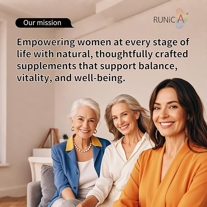4-in-1 Women's Health Complex | Hormone Balance Vitamins for Women with Soy Isoflavones, Pueraria Mirifica, Evening Primrose, Rosehip | Perimenopause & Menopause Support, 60 Vegan Capsules