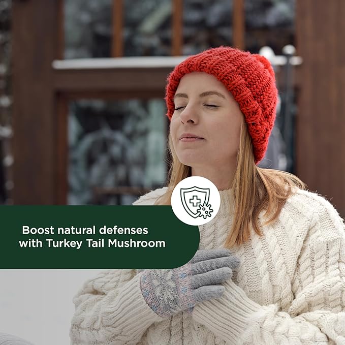 Premium Turkey Tail Mushroom Capsules Turkey Tail Supplement with Real Mushroom Extract Coriolus Versicolor 4 Month Supply 120 Capsules