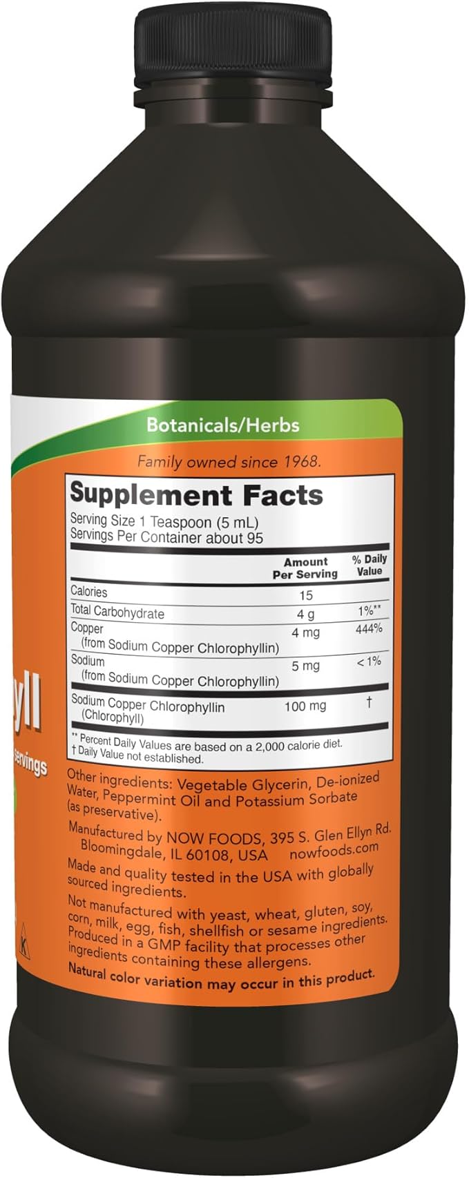 NOW Supplements, Liquid Chlorophyll, Super Concentrated, Internal Deodorizer*,Boost Energy & vH Essentials, Ph Balanced Daily Feminine Wash, Tea Tree Oil & Prebiotic, 6, Fl Oz, (Pack of 1)