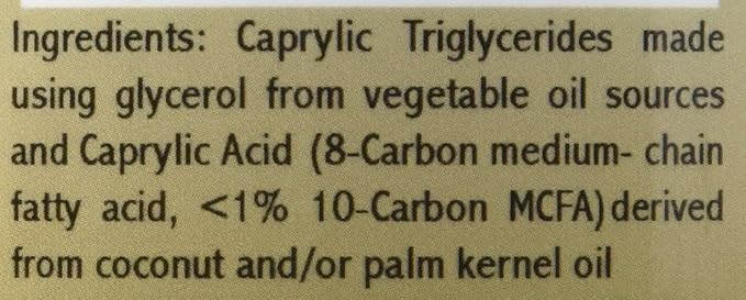 MiCkey T Eight 32oz - Pure C8 MCT Oil - Not a Blend – 100% C-8 Caprylic Acid - Keto Friendly – Vegan – Kosher - Made in USA – Non-GMO - from Coconut/Palm Kernel