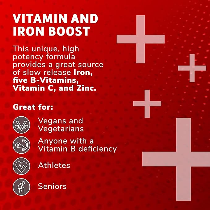 Globulo Rojo Iron Supplement - Liquid Dietary Supplement with High Potency Iron & B Vitamins (Vegan) (16 Fl Oz (Pack of 1))