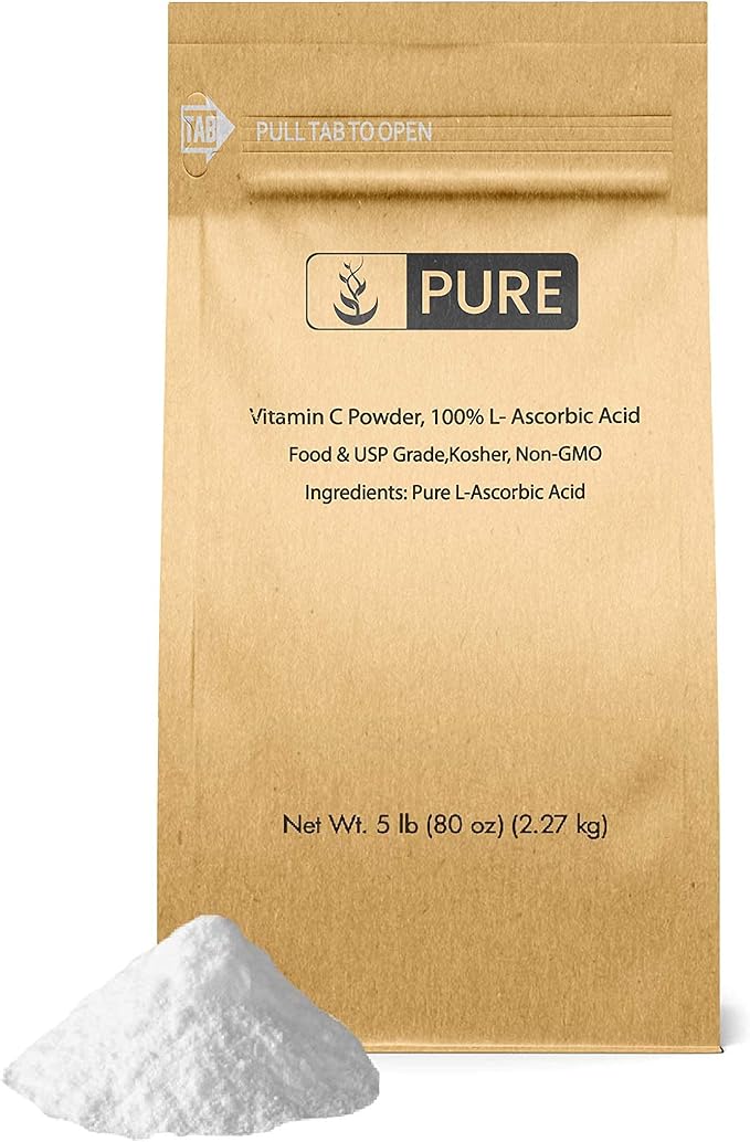 Pure Original Ingredients Vitamin C Powder and Citric Acid Powder