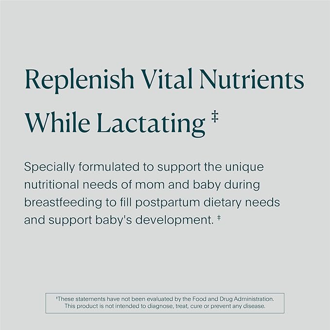 NATALIST Postnatal Vitamin Postpartum Essentials for Women - Mom & Baby Multivitamin & Breastfeeding Nutrition, Daily Wellness Supports Energy & Early Development While Nursing - 90 Capsules