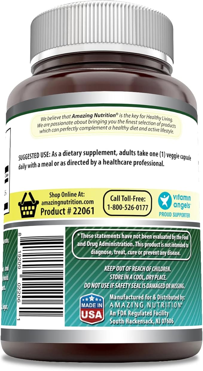 Amazing Formulas Biotin 10000 Mcg Veggie Capsules | Vitamin B7 Supplement | Non-GMO | Gluten Free | Made in USA (400 Count)