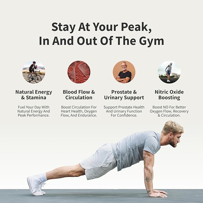 Snap Supplements Prostate Health Support Supplement Bundle with Nitric Oxide Booster – 90 Capsules & 60 Capsules