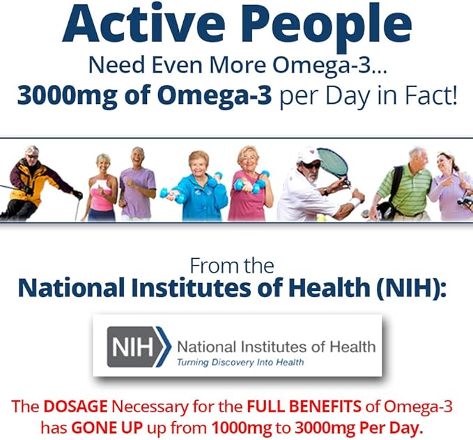 Icelandic Fourmula Quadruple Strength Omega-3 Fish Oil 3000mg High DHA & EPA 90 Softgels