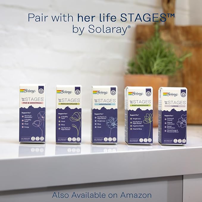 SOLARAY High Potency Evening Primrose Oil 500mg - Midlife Support - Source of Gamma Linolenic Acid and Linoleic Acid - No Solvents, Cold Pressed - 90 Servings, 90 Softgels