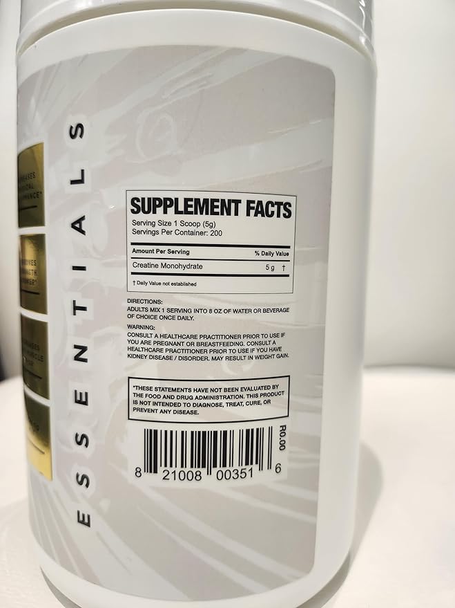 Nutraceuticals Micronized Creatine 100 – 200 Servings, High-Purity & Fast-Absorbing Creatine Monohydrate for Strength, Endurance & Muscle Growth