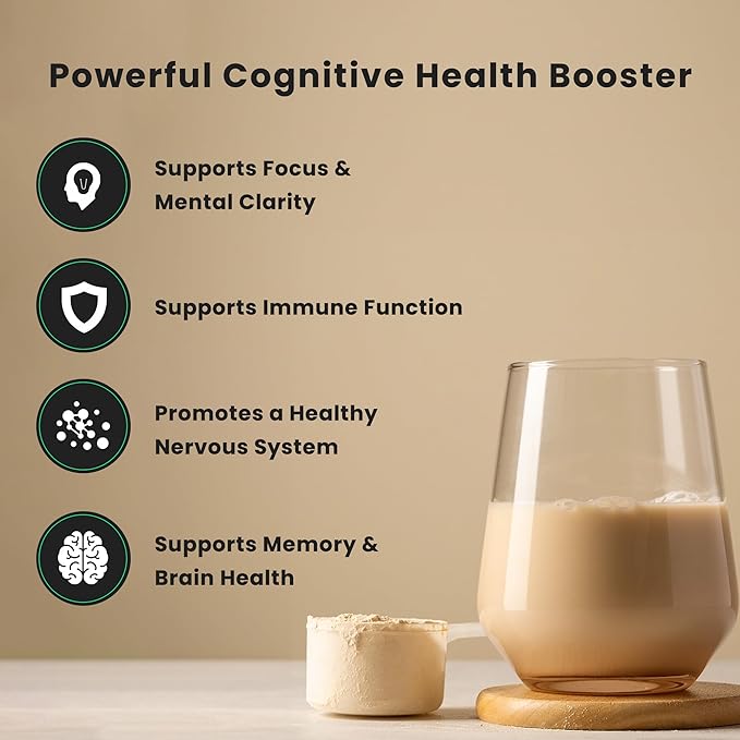 NutraChamps Beet Root Powder & Lion's Mane Powder. Powerful Circulation & Adaptogen Blends